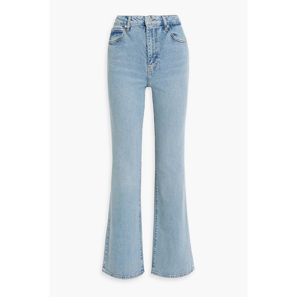 FRAME The Arrow high-rise bootcut jeans in Blue - Picture 1 of 2